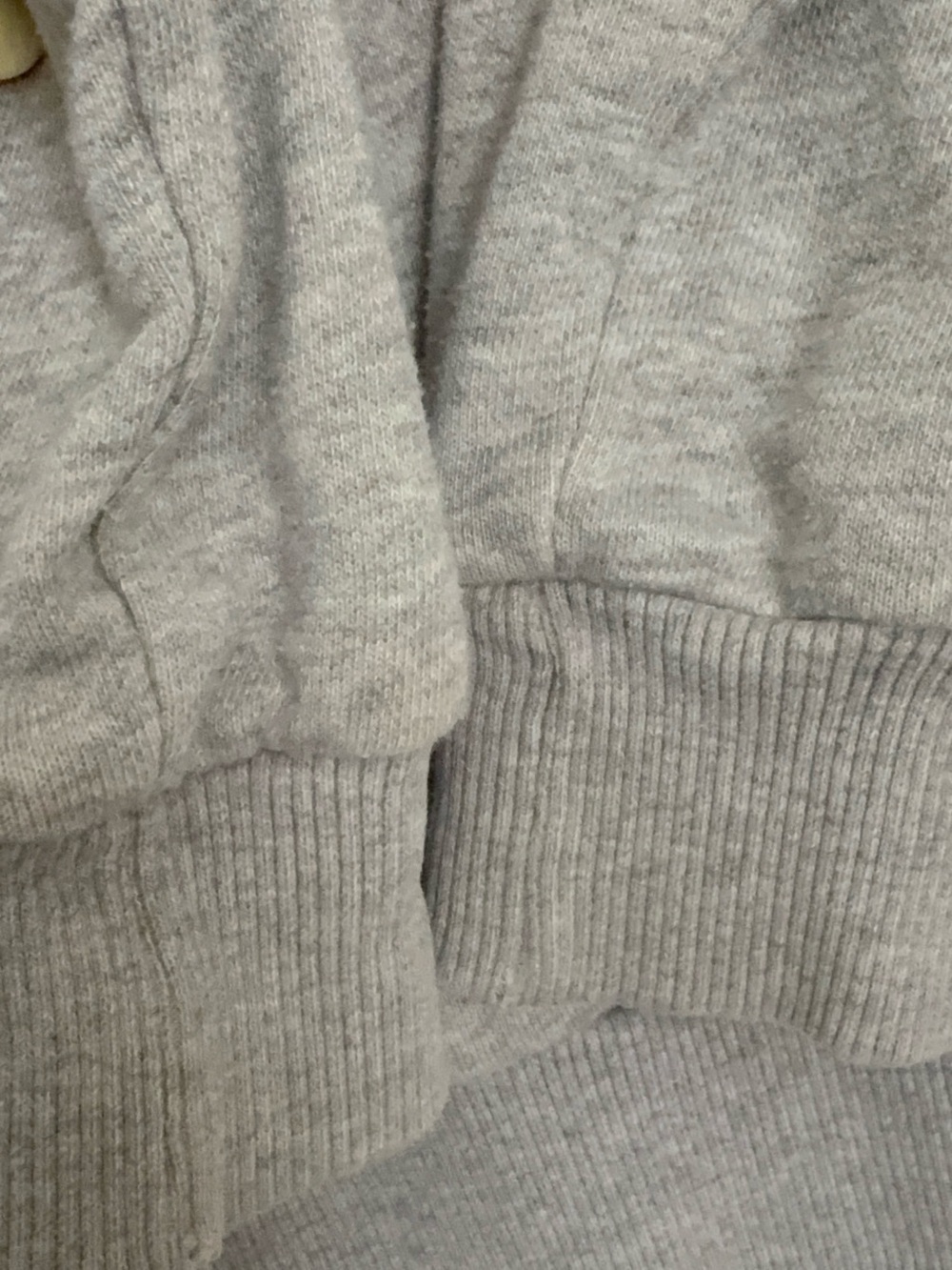 Adidas Essentials Big Logo Hoodie - Heather Gray Classic Sportswear - Picture 4 of 7